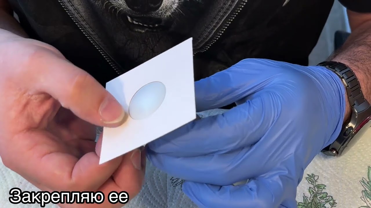Красим зеленый круг на торце цистерны