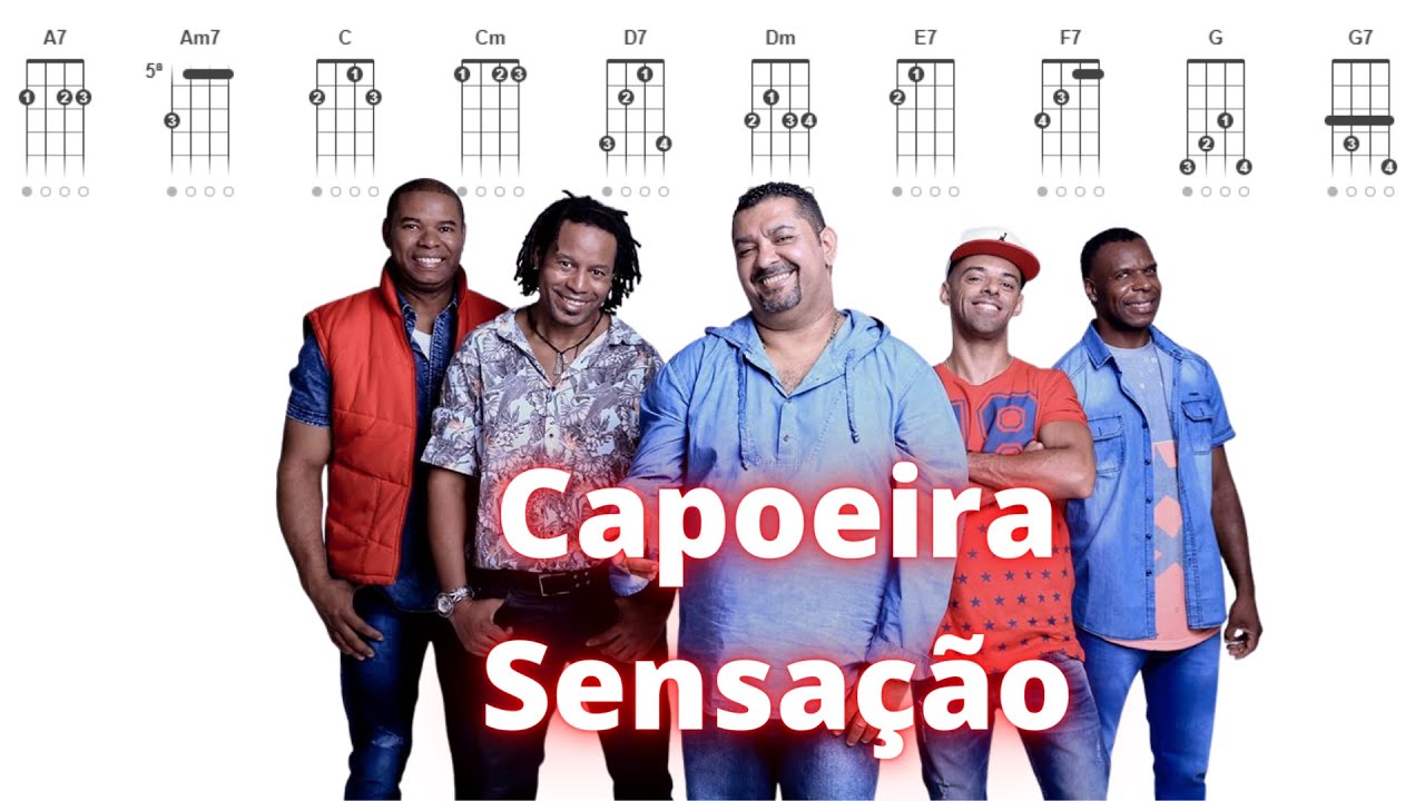 Capoeira - Grupo Sensação #cifrassimplificadas #pagode90 #cavaquinho