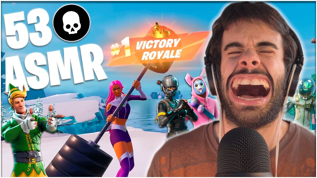 ASMR MOUTH SOUNDS FORTNITE SOLO VS SQUAD (53 KILLS) - ASMR EN ESPAÑOL