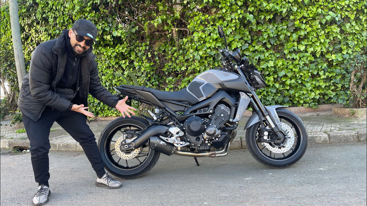 YAMAHA Mt09 هدي بزاف مجنونة🔥❤️😍