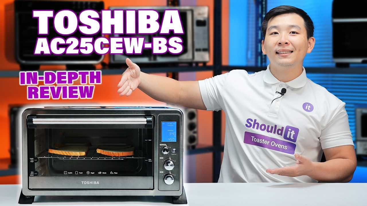 Toshiba AC25CEW-BS Convection Toaster Oven Review - Shouldit Toaster Oven Series