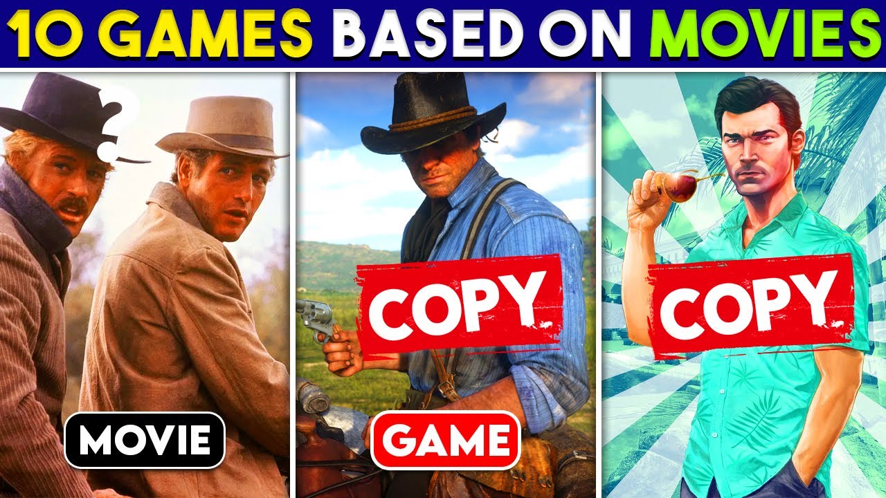 10 *SHOCKING* Video Games That Are Actually Based On Movies