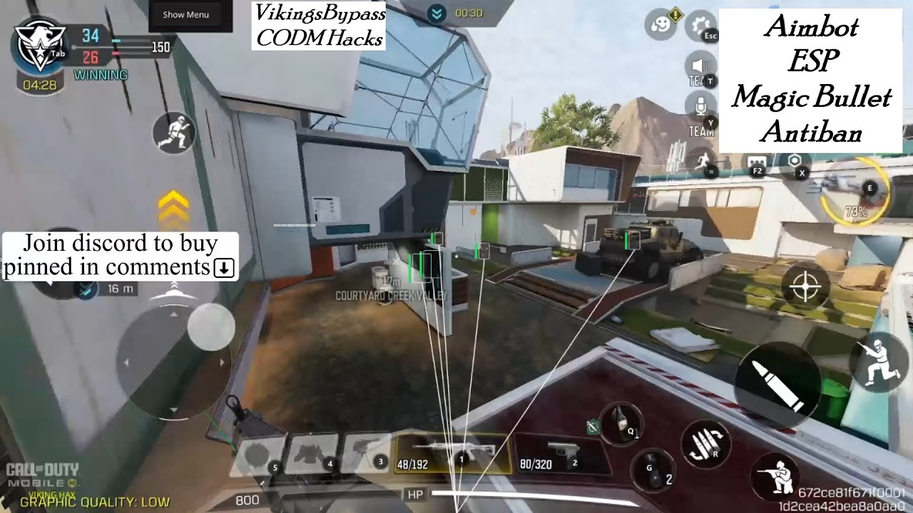 Hack for CODM Gameloop - Vikings Bypass | Showcase | Aimbot, ESP, Wallhacks, Magic Bullet
