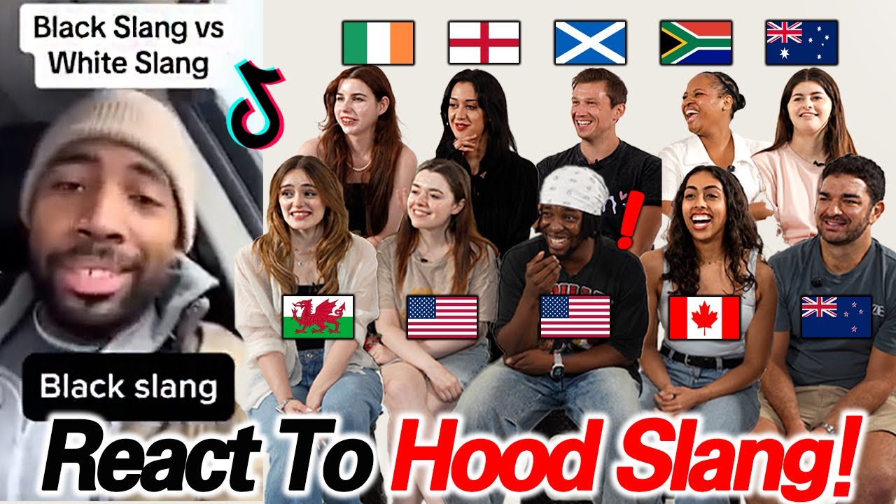 English Speakers React to Hood English Tiktok Videos!