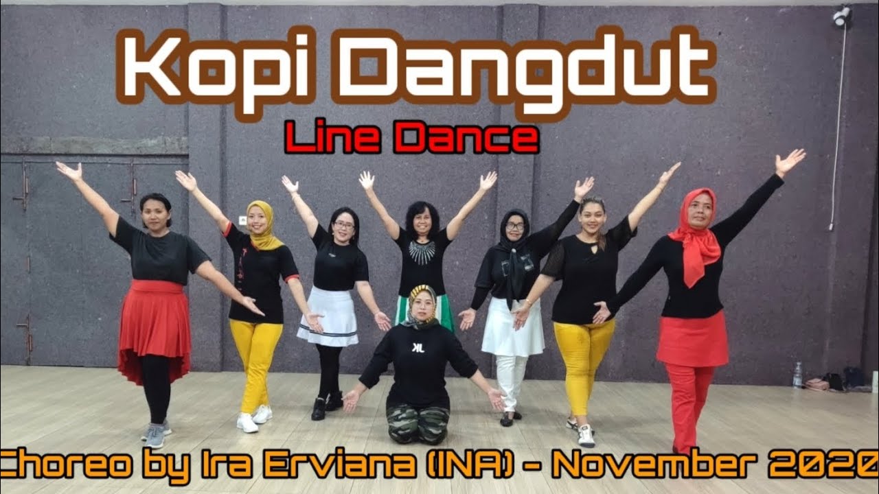 Kopi Dangdut Line Dance - Choreo Ira Erviana - by Melody Line Dance Gombong