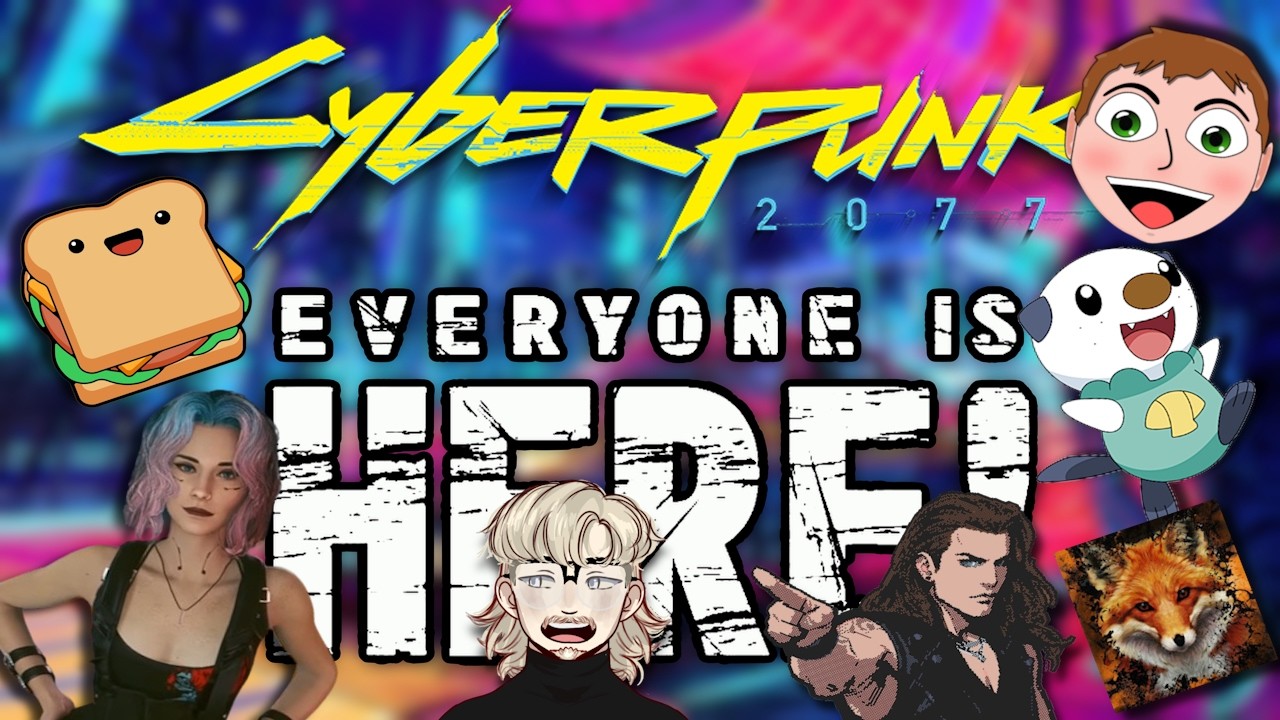 Can You Beat Cyberpunk 2077 with EVERY Cyberpunk YouTuber?!