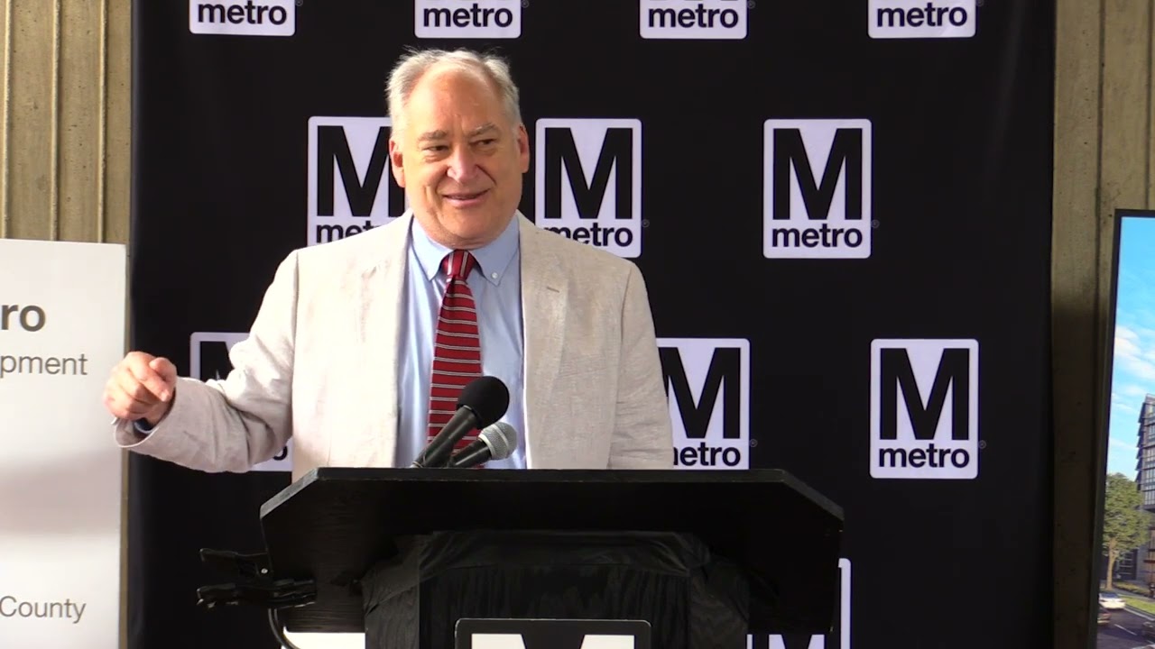 County Executive Marc Elrich  comments from WMATA North Bethesda Metro May 27, 2025