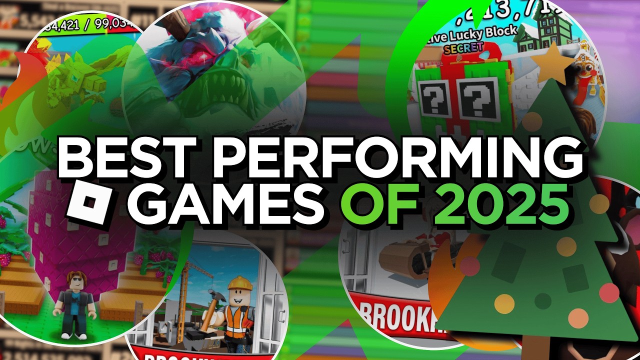Most Played Roblox Games of Every Month of 2025