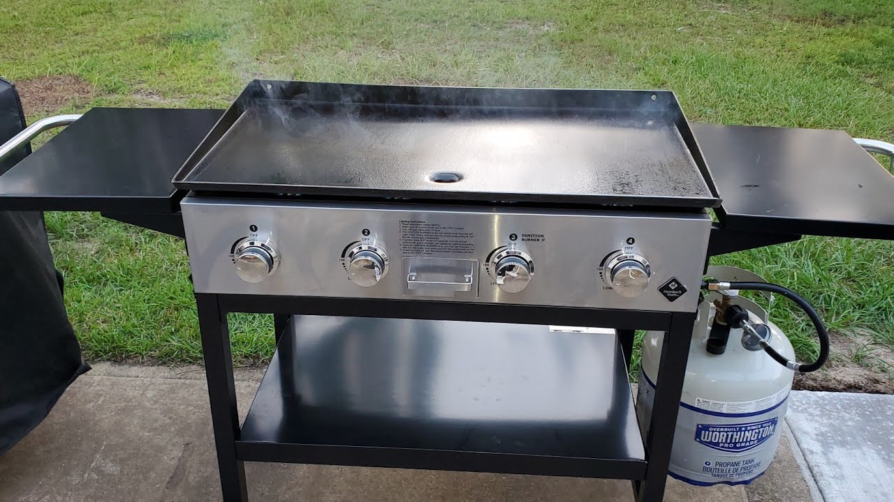 MEMBERS MARK 4 BURNER GRIDDLE. UNBOXING.