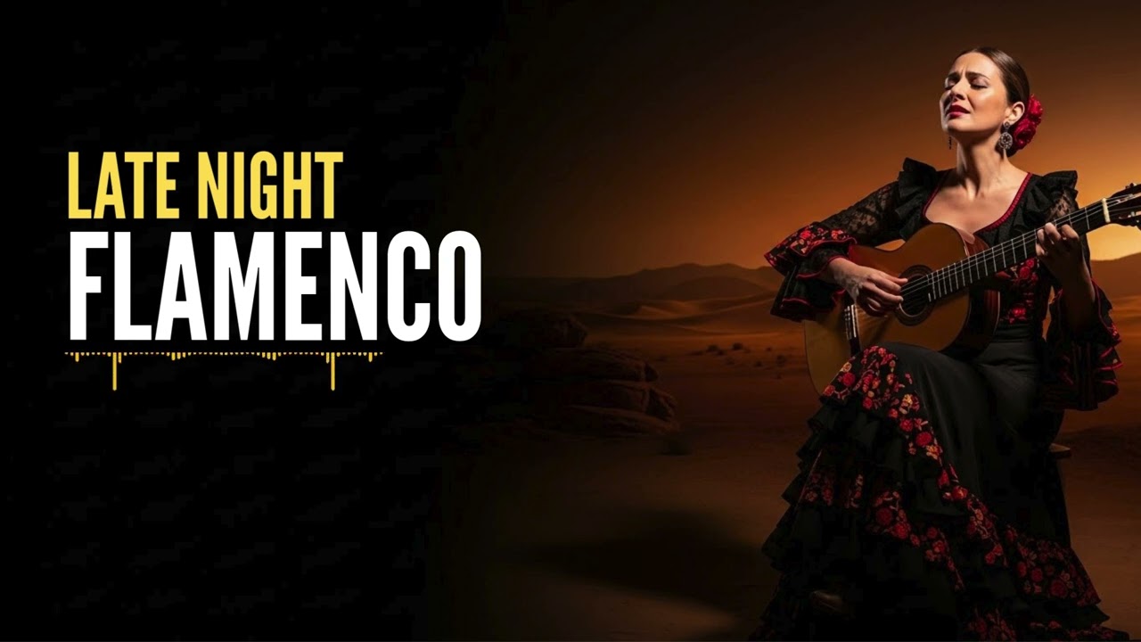 Late Night Flamenco Guitar for Calm Focus & Peaceful Work