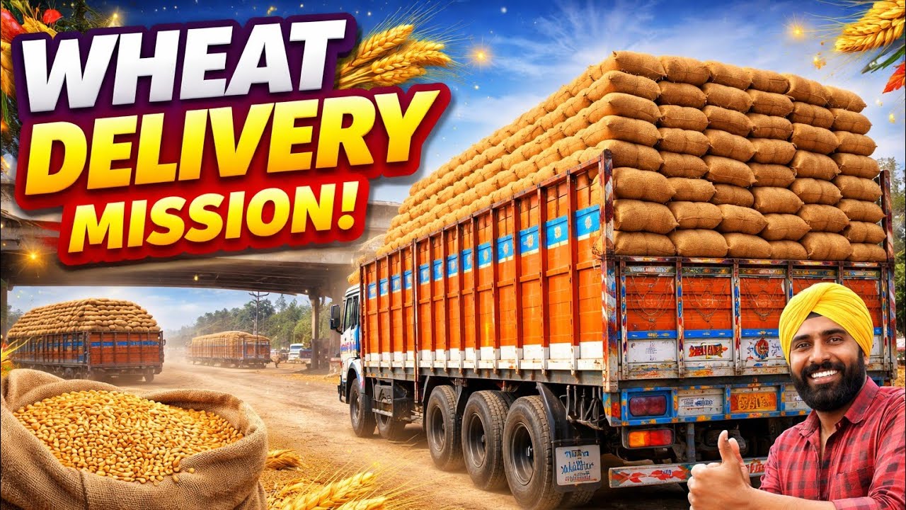 Supply Wheat for Kota Mandi - #truckmaster #gameplay #