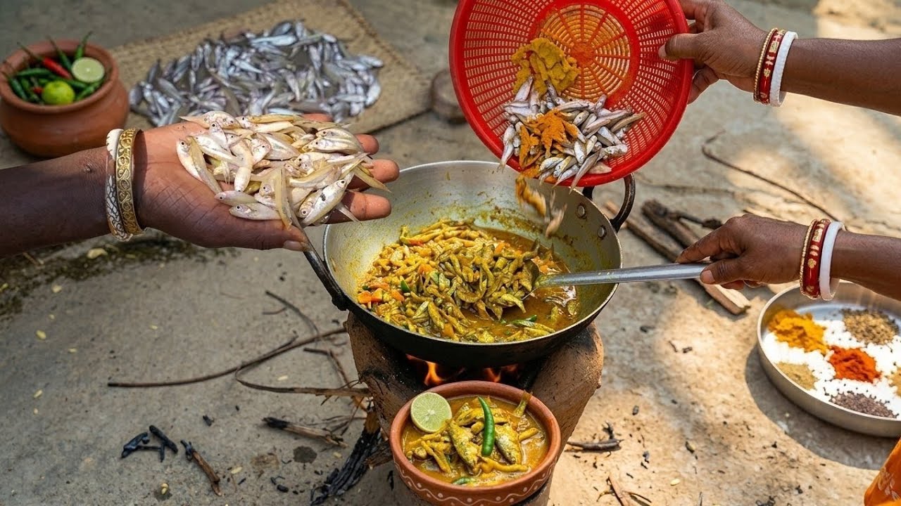 টাটকা মৌরলা মাছের দারুন স্বাদের এই ঝালচচ্চড়ি😋😋