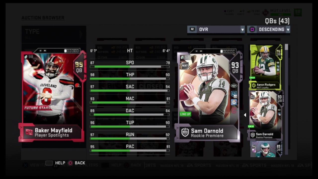 Madden NFL 19 Promo: 99 Baker Dangerous Mayfield!! Player Spotlight Breakdown