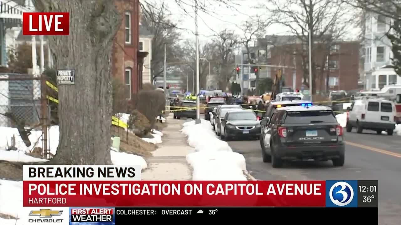 VIDEO: Large police investigation underway in Hartford
