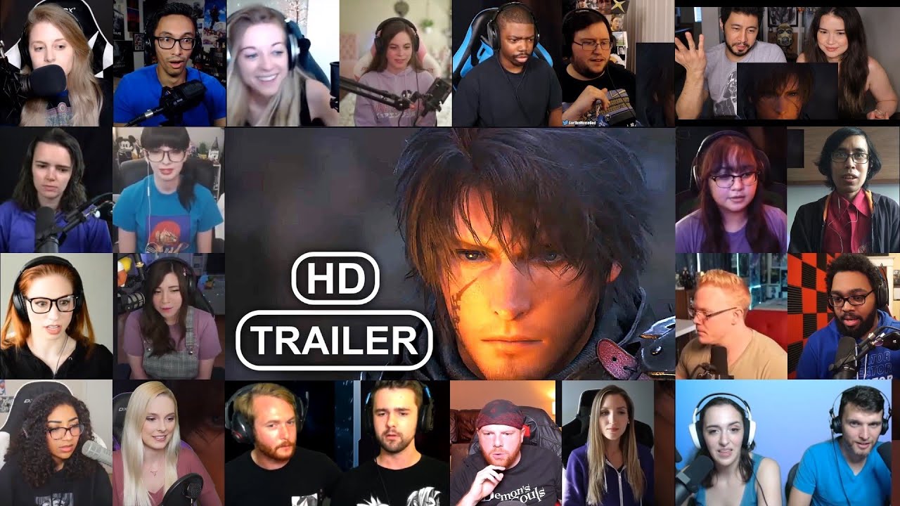 Final Fantasy 16 Reveal Trailer Reaction Mashup & Review