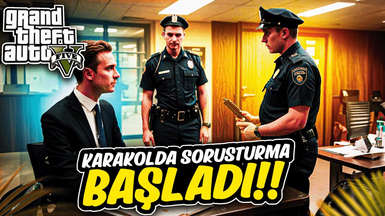 GTA 5 HAYDAR İLE POLİSİYE !!! KARAKOLDA SORUŞTURMA BAŞLADI  !!! (Meslekten kovulabiliriz ?!?!) #34