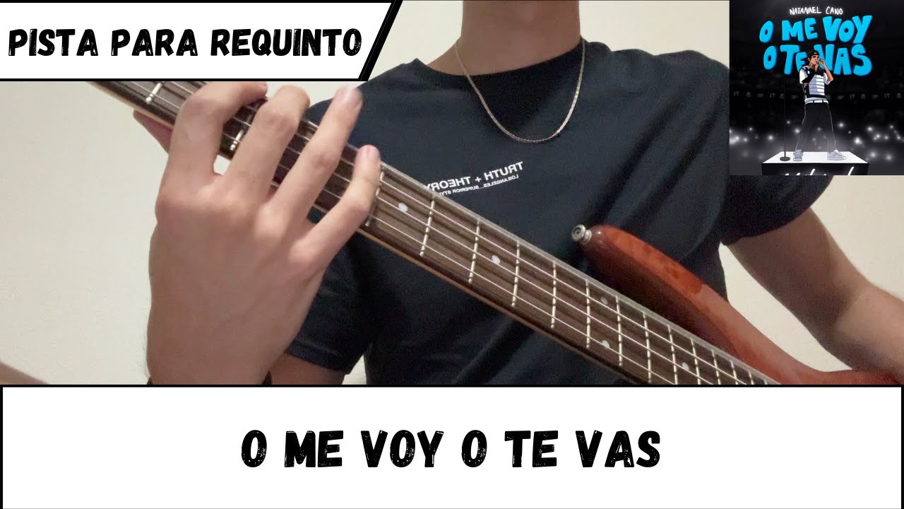 Pista para requinto | O Me Voy O Te Vas | Natanael Cano