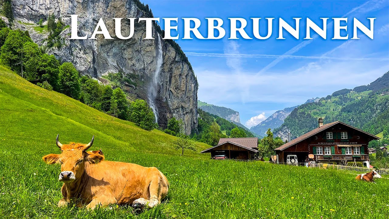 Lauterbrunnen, Switzerland 4K - Heaven on Earth - Amazing Beautiful Nature 4K Video UltraHD
