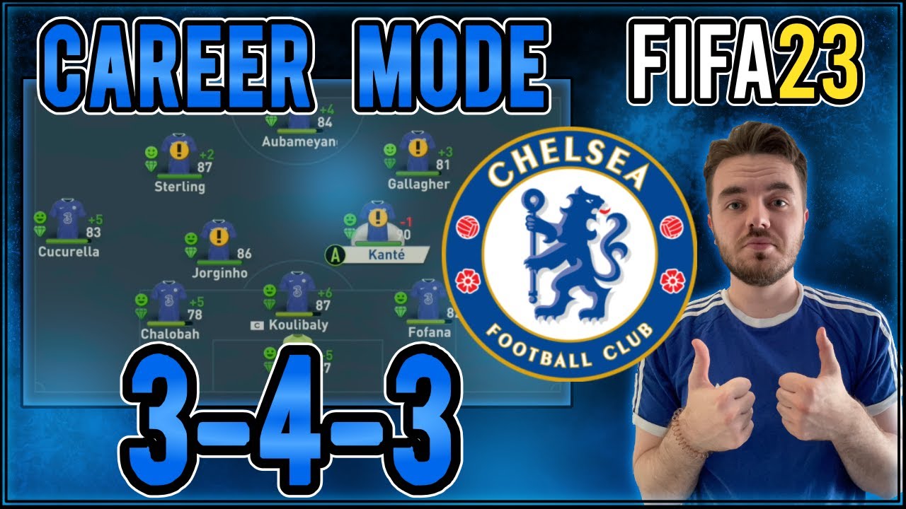 Replicate my Chelsea Career Mode 3-4-3 Tactics in FIFA 23 | Custom Tactics Explained