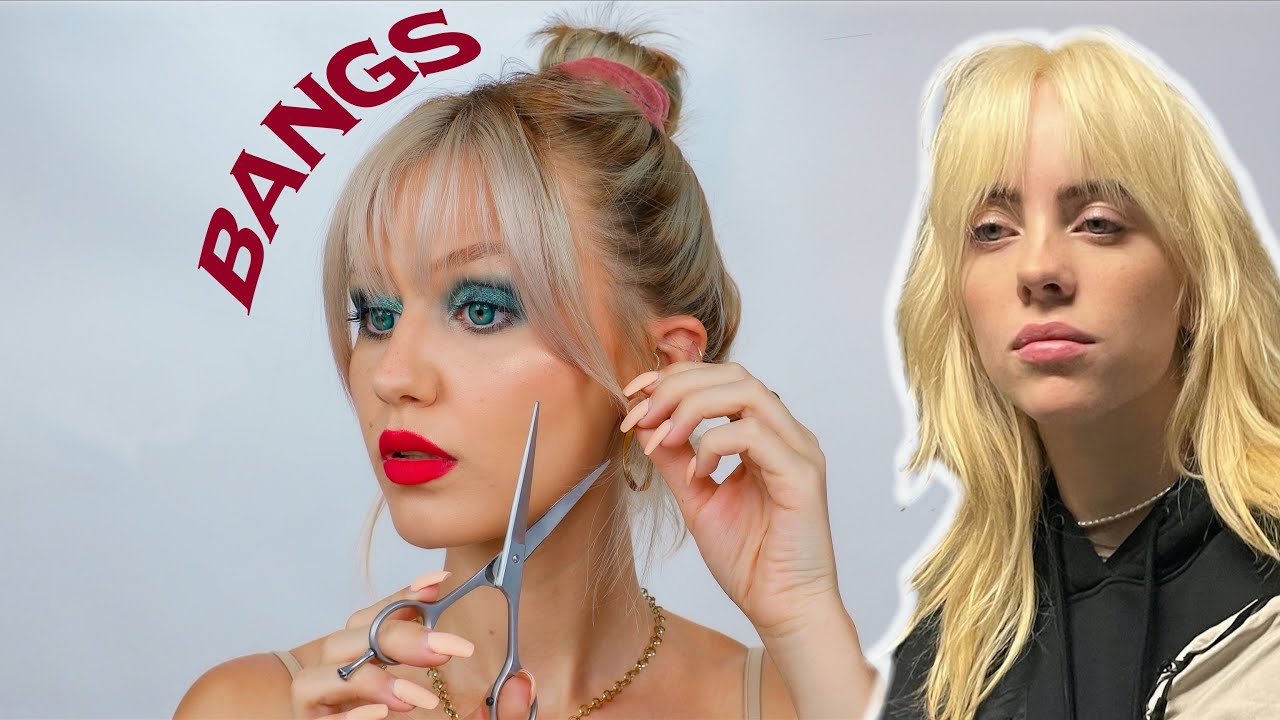 Cutting Billie Eilish Bangs on myself