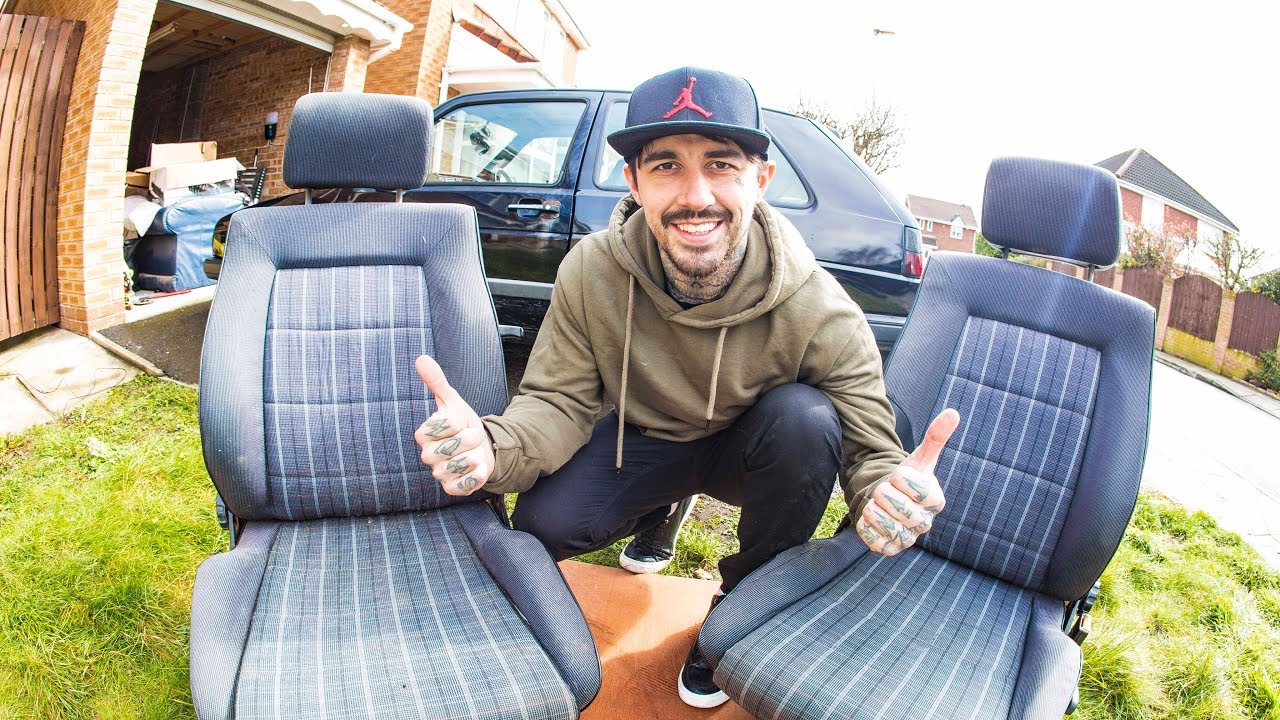 WE FOUND SEATS!! | VW GOLF MK2 | INSTALLATION!!
