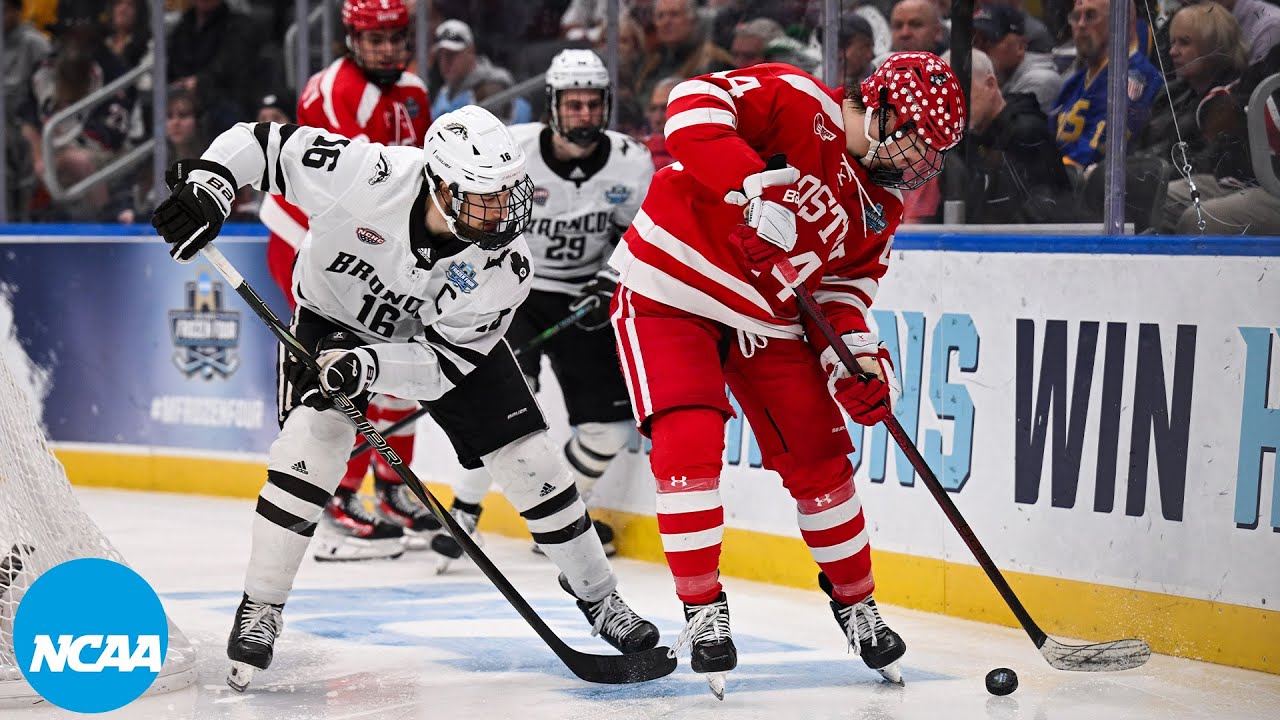 Western Michigan vs. Boston University: 2025 Men's Frozen Four championship highlights
