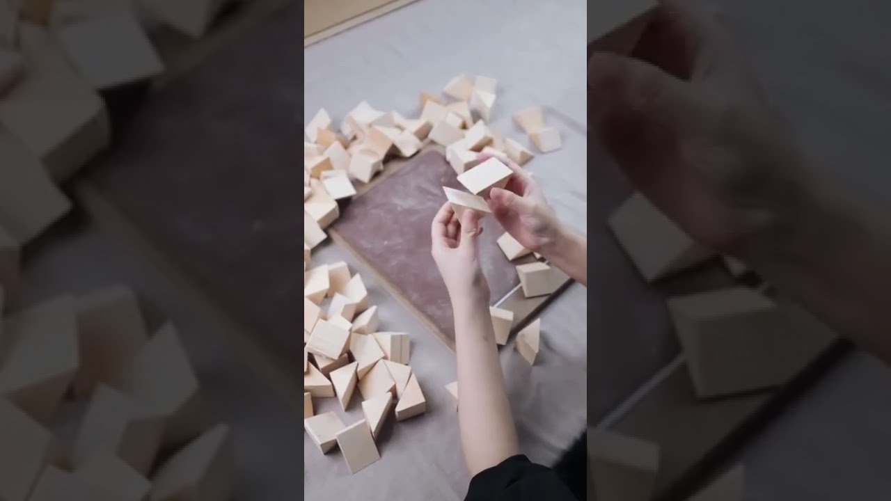How to Make Blue Gradient Geometric Wood 3D Wall Art