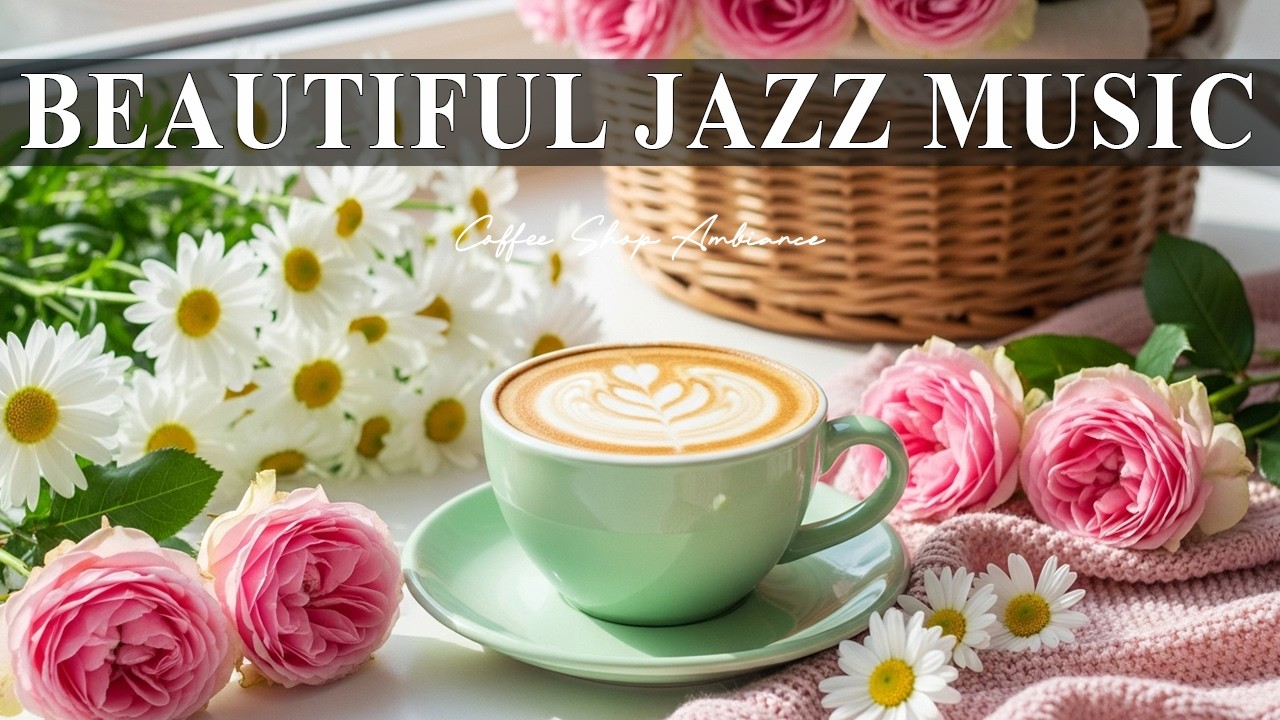 Beautiful Jazz Music ☕ Coffee Shop Ambiance & Smooth Bossa Nova Piano for Happy Day.