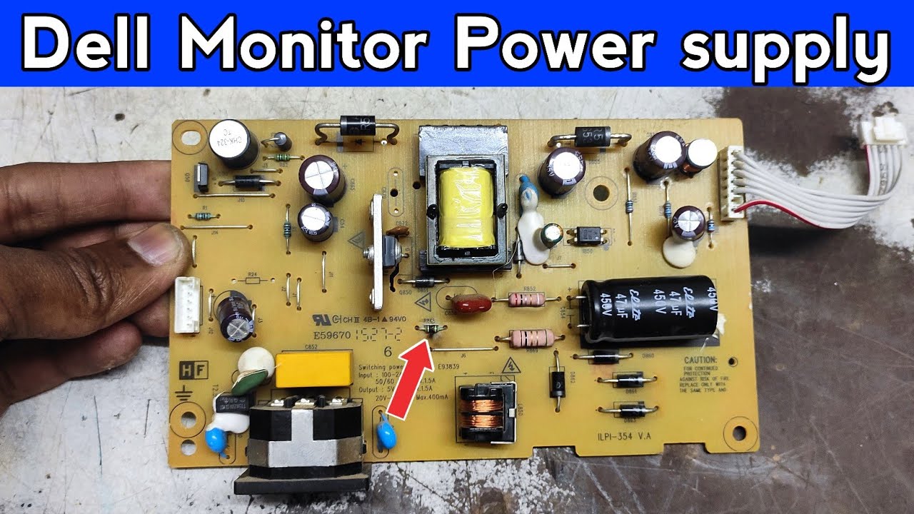 #Burn_powersupply_repair_trick #dell #repairing #monitor #powersupply #smpsrepair #vgamonitor #ledtv