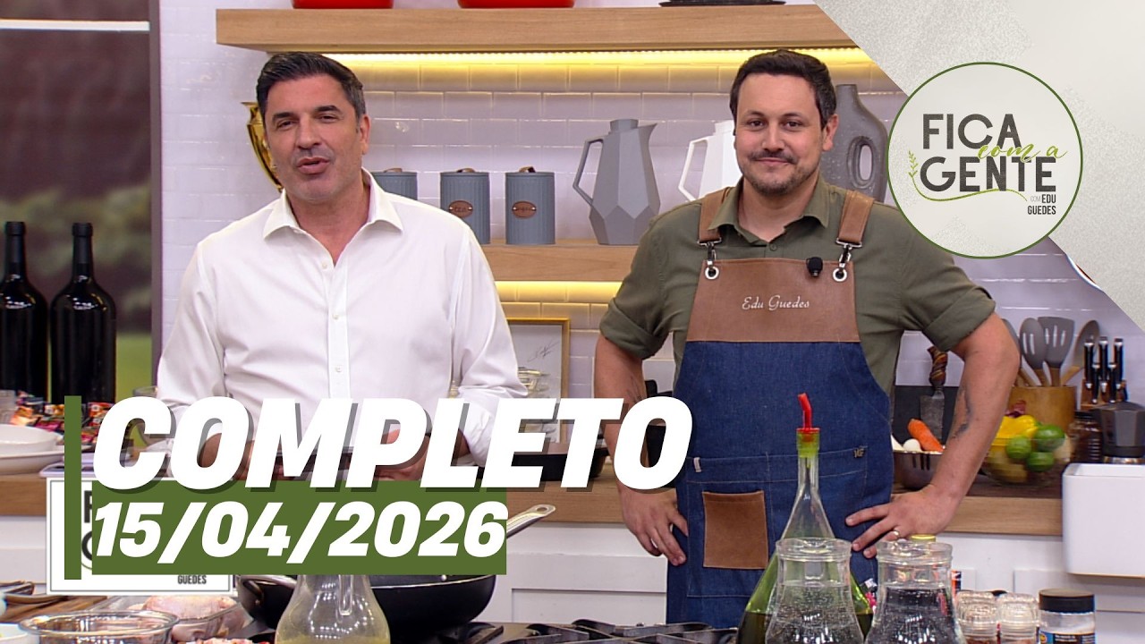 Fica com a Gente: Pudim de nozes e mais (15/04/26) | Completo