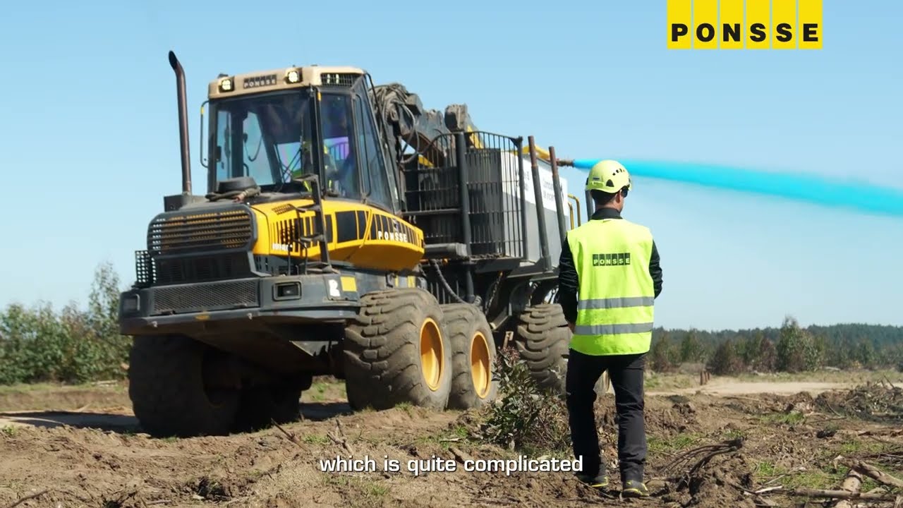 PONSSE Firefighting Equipment demo - Montes del Plata, Uruguay