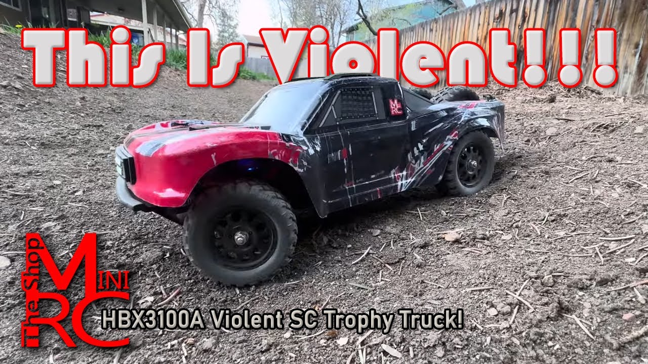 HBX 3100A Violent SC Review – The BEST 1/14 Scale Trophy Truck At This Size? 🔥💨