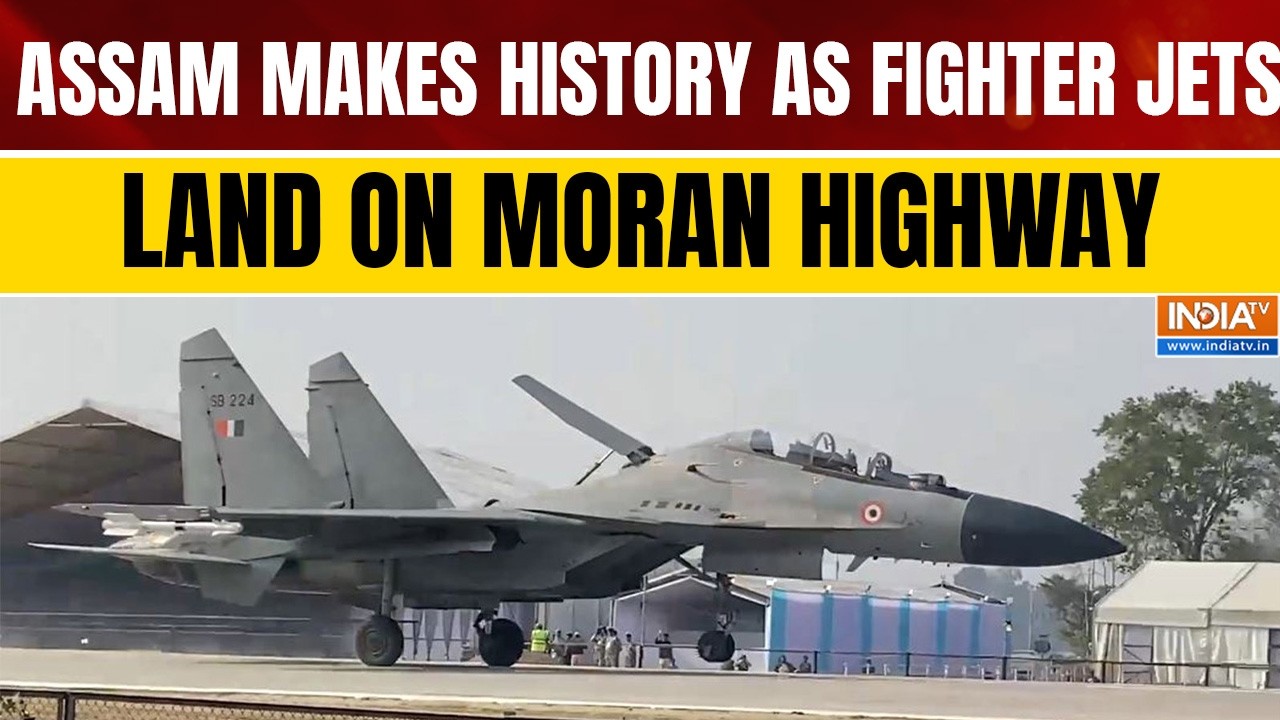 Assam Makes History as Fighter Jets Land on Moran Highway, PM Modi to Inaugurate EL Facility