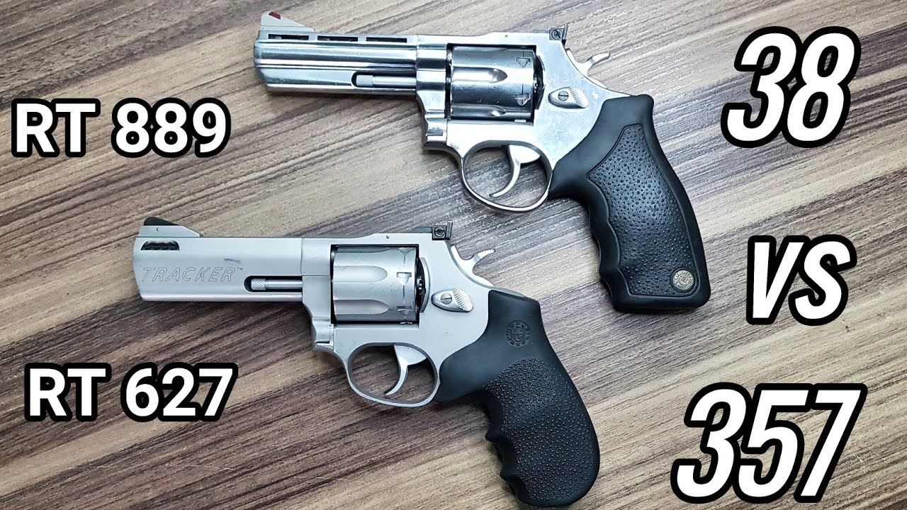 .38spl vs .357magnum, o 38 vai morrer no Brasil? Taurus RT 889 e 627. Dica: carga forte c/ segurança