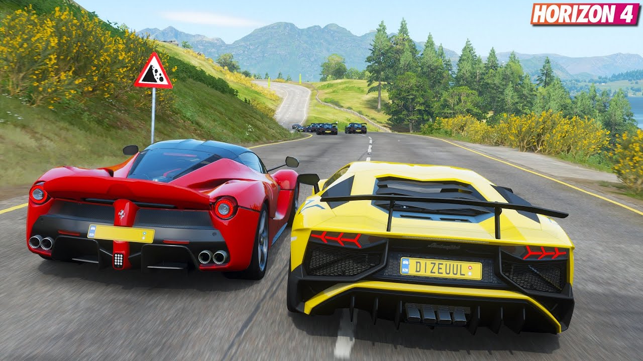 Forza Horizon 4 - Lamborghini Aventador SV | Goliath Race Gameplay