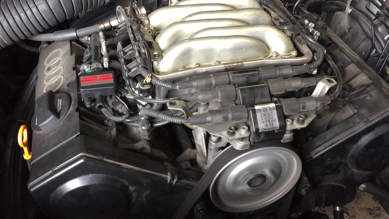 Audi a6c4 wymiana rozrządu v6 2.6 ABC odpalenie