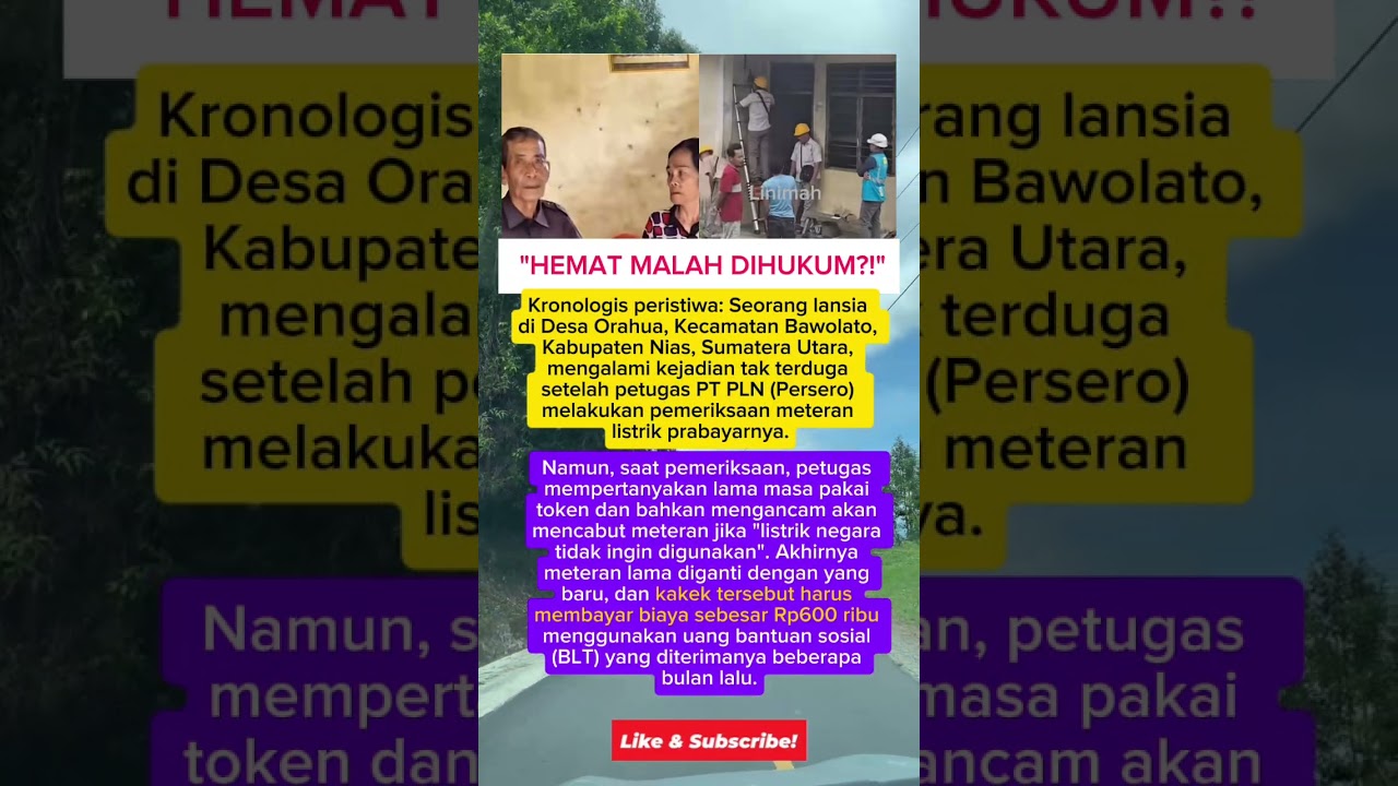 &ldquo;Terlalu Hemat Listrik, Kakek 83 Tahun Justru Kena Sanksi Rp600 Ribu!&rdquo;