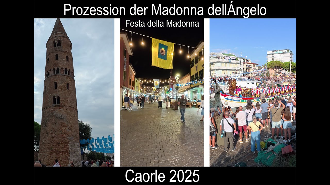 Fiesta dellÁngelo - Prozession der Madonna dellÁngelo | Urlaub Italien | 4K | Manuel Unterwegs