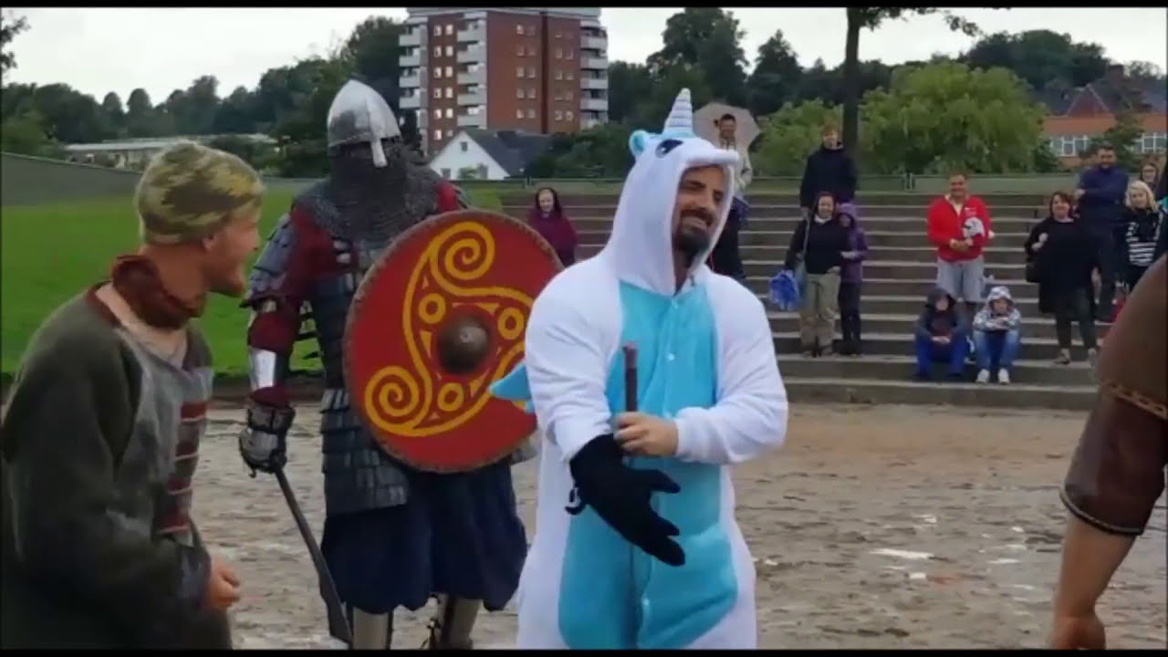 Wikingertage 2017 - Erik unser Einhorn - VOLLKONTAKT / BUHURT