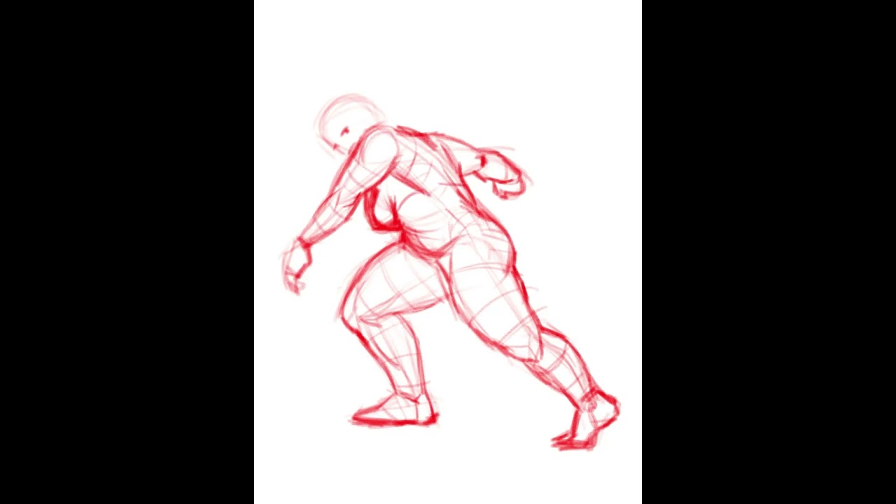 How to Draw: Curvy Leaning #drawing #art #procreate #howtodraw #characterdesign #digitalart