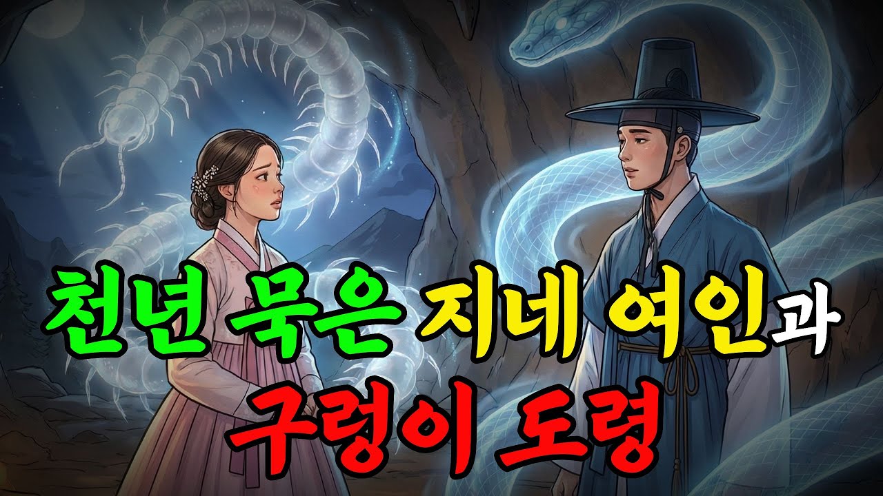 천년묵은 지네여인과 구렁이 도령 #옛날이야기 #야담 #전설 #수면동화 #민담