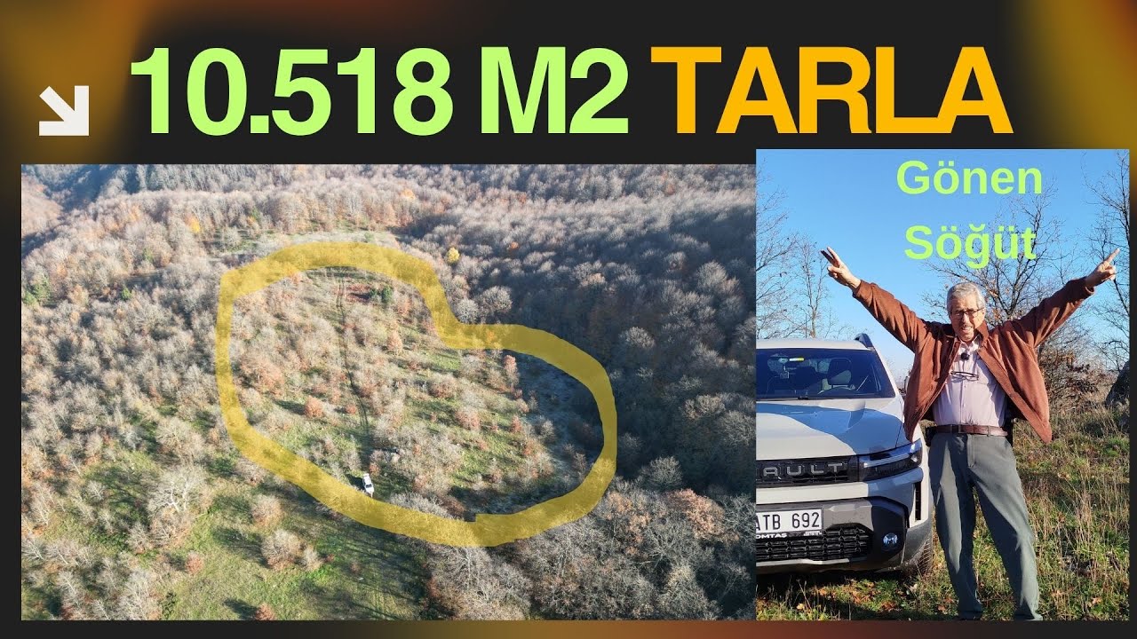 Tarla 10.518 M2, Balıkesir, Gönen Söğüt köyünde, 3059 ada 3 parsel 500.000