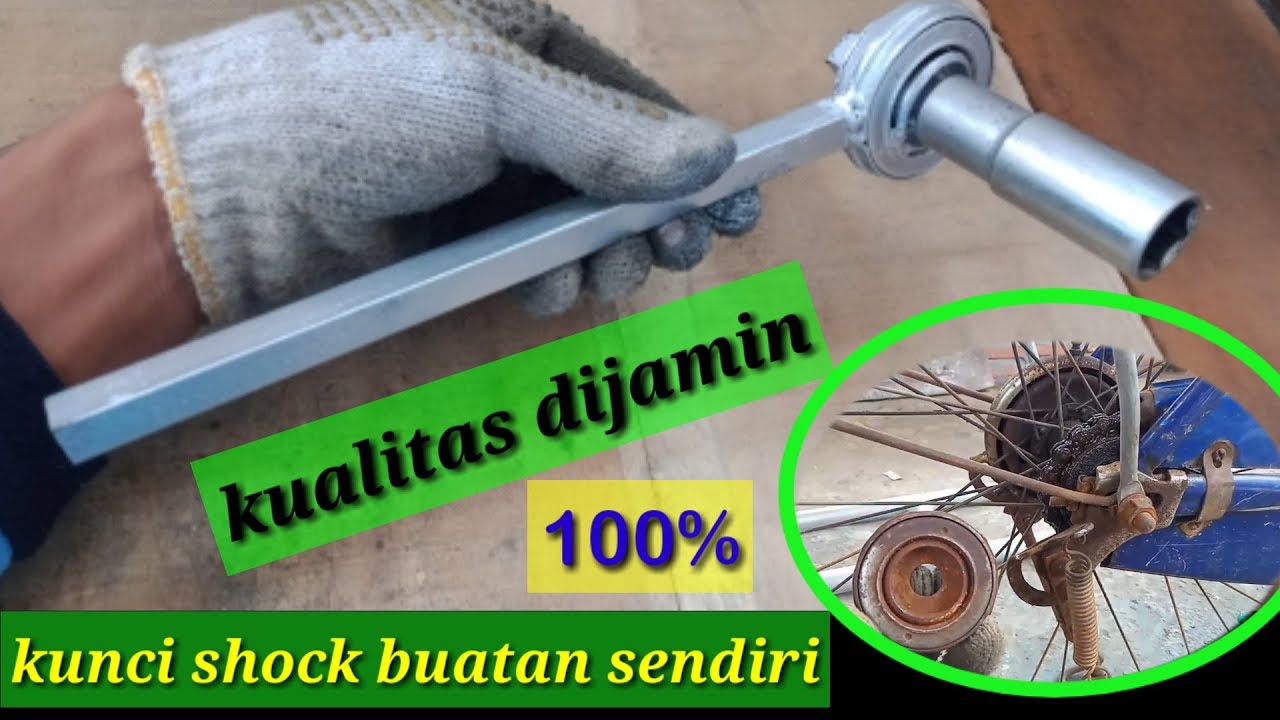 CARA MEMBUAT KUNCI SHOCK DARI GIR SEPEDA || DIY AWESOME || Ratchet Wrench#shorts