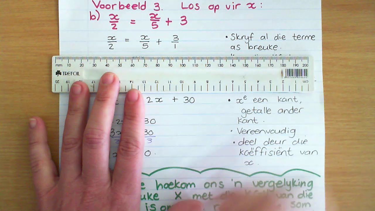 Vergelykings met breuke