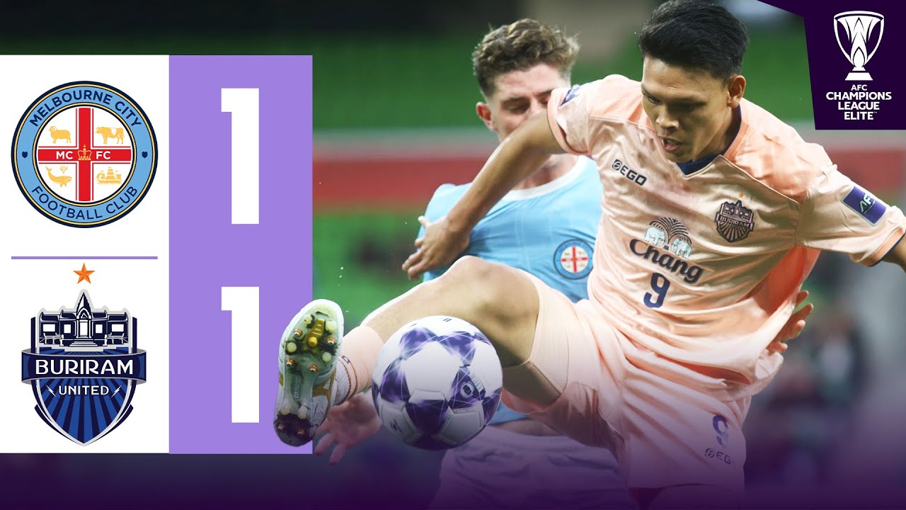Brilliant opener, DRAMATIC LEVELLER | Melbourne City 🇦🇺 vs Buriram United 🇹🇭 | Highlights ACL Elite™