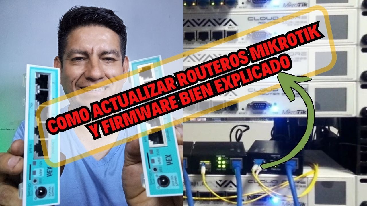 Como actualizar Routeros Mikrotik y firmware Bien Explicado