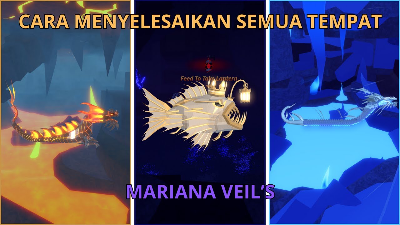 Cara Menyelesaikan Semua Tempat Yang Ada di MARIANA VEILS! #fisch #roblox #fischer #fischroblox