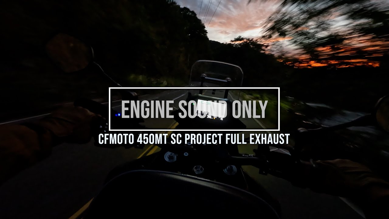 CFMOTO 450MT | Pure Sound | SC PROJECT FULL EXHAUST | GoPro Hero 10