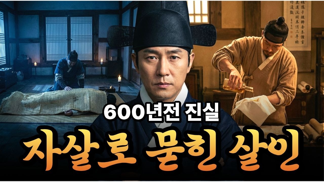 [한국사] 자살로 묻힌 살인, 600년전 수사 매뉴얼이 뒤집었다ㅣ조선 과학수사의 비밀