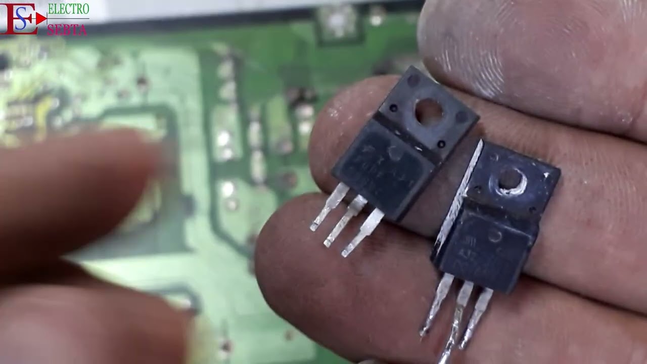 اصلاح باور سبلاي تلفاز SAMSUNG 32 بوصةRepairing the power supply of a SAMSUNG 32-inch TV